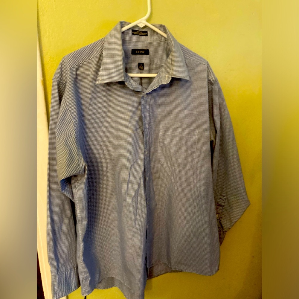 Izod long sleeve dress men’s shirt XXL 18-  34/35